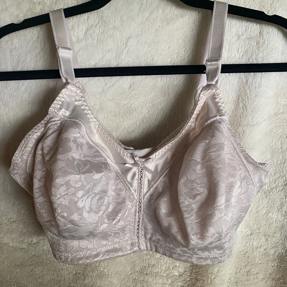 Bali Double Support Light Nude Floral Bra 38DD